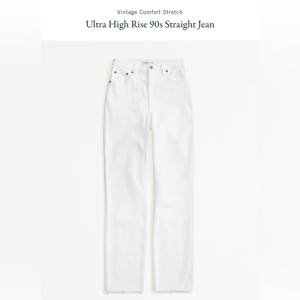 NWT Ultra High Rise 90s Straight Jean